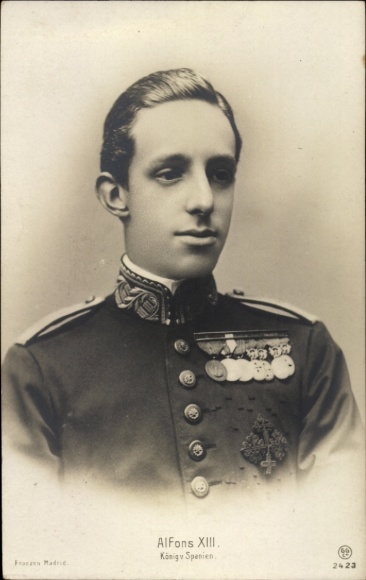 KP Alfonso XIII, król Hiszpanii, El Rey Alfonso XIII, portret