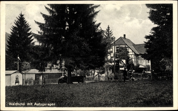 Postcard Gemünd Schleiden in the Eifel, Urfttalsperre Waldhotel