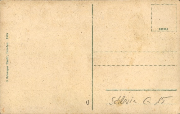 Postcard Lubań Lauban Silesia, barracks