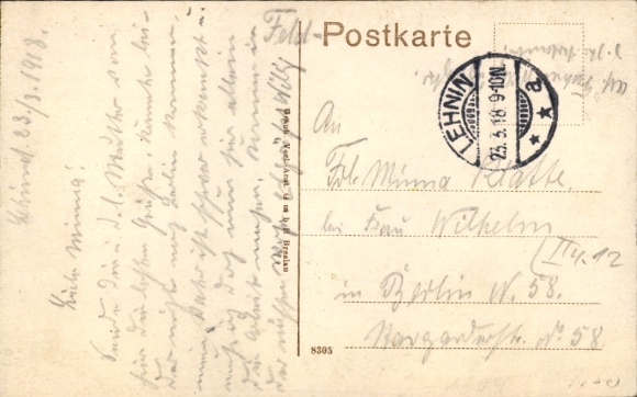 Postcard Kloster Lehnin in Brandenburg, Markt and Markgrafen Straße