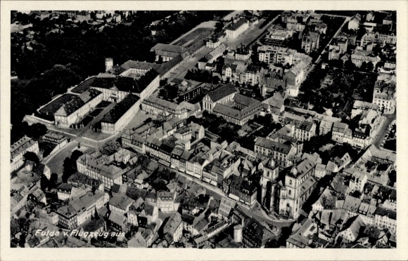 Ak Fulda in Hessen, luchtfoto