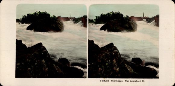 Stereo photo Norway, At the Sonjefjord