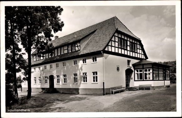 Ak Barkhausen Bad Essen in Nedersaksen, schoolkamp