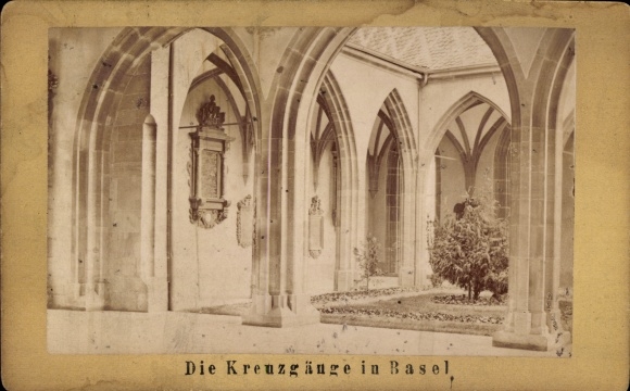Cabinet photo Bâle Basel city Switzerland, cloisters
