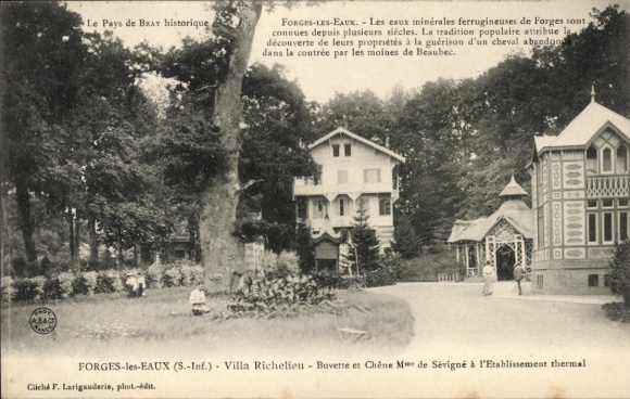 Ak Forges les Eaux Seine Maritime, Villa Richelieu