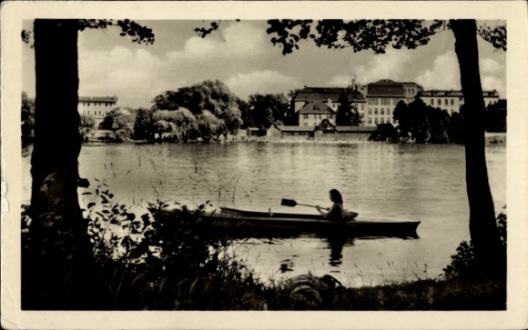 Ak Strausberg in Brandenburg, Am Straussee