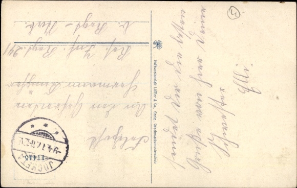 Postcard Rentzschmühle Pöhl in the Vogtland, Gasthof Lochhaus