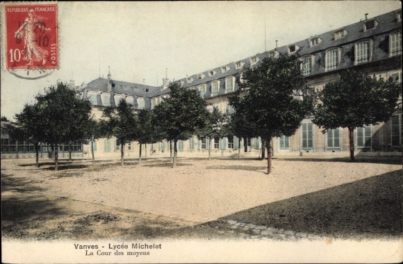 Postcard Vanves Hauts de Seine, Lycee Michelet