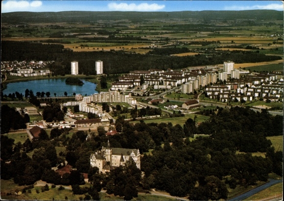 Postcard Teichbreite Wolfsburg in Lower Saxony, general view