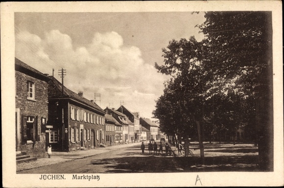 PC Jüchen North Rhine Westphalia, market square
