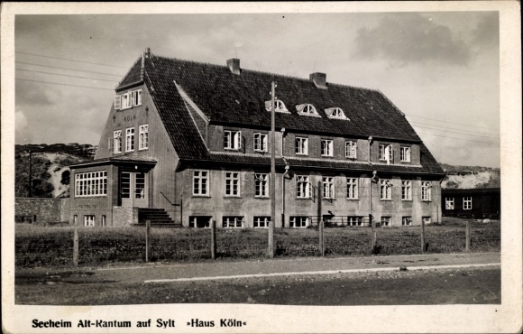 Ak Rantum auf Sylt, Seeheim Alt Rantum, Haus Köln