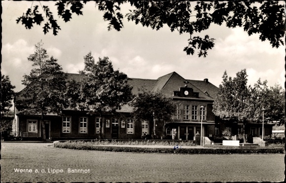 PC Werne an der Lippe Westphalia, train station