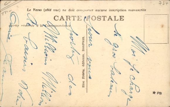 Postcard Paquebot Massilia, Compagnie de Navigation Sud Atlantique