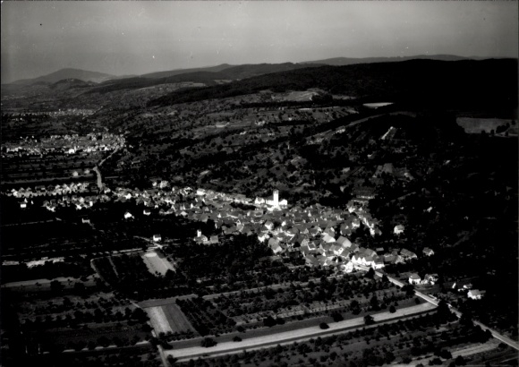 Photo Sulzbach an der Bergstraße Weinheim, aerial photograph