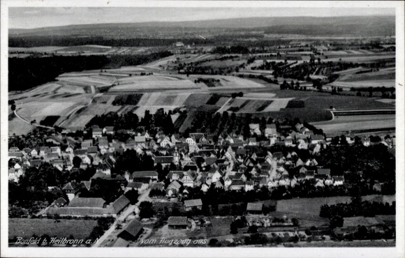 Postcard Bonfeld Bad Rappenau in Kraichgau Baden, aerial photograph