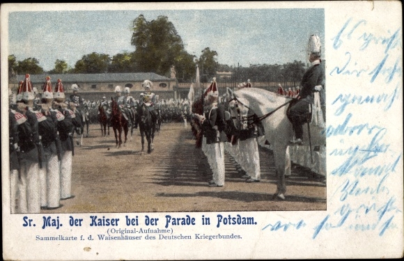 PC Potsdam, Kaiser Wilhelm II in the parade, orphanages of the German Warrior League