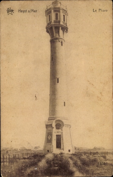 Postcard Knokke Heist Heyst Knocke sur Mer West Flanders, lighthouse