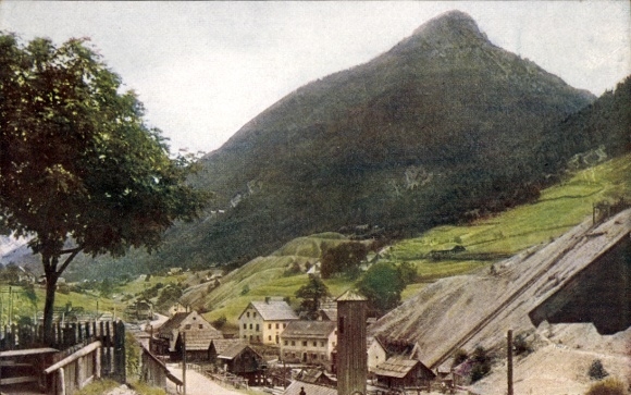 Postcard Bleiberg Kreuth Carinthia, general view