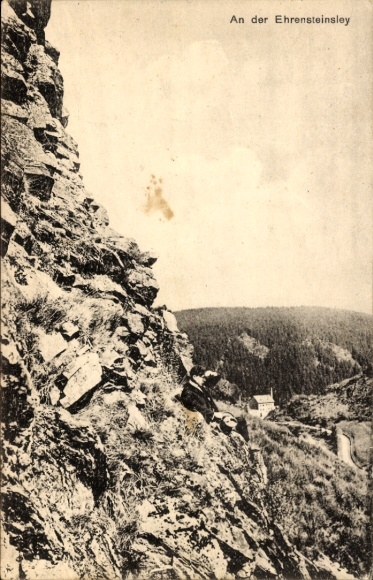 Ak Monschau Montjoie in der Eifel, An der Ehrensteinsley