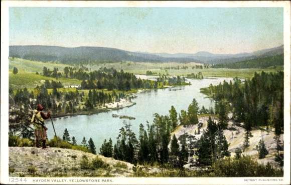Ak Wyoming VS, Yellowstone Park, Hayden Valley