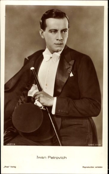 Ak Schauspieler Iwan Petrovich, Portrait, Hut
