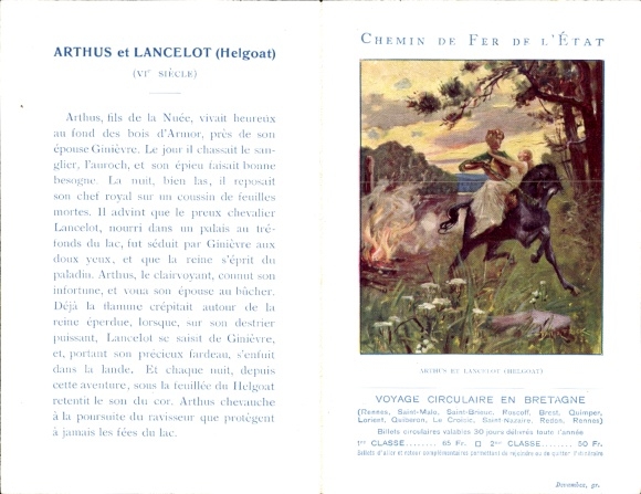 Klapp Ak Chemins de Fer de l'Etat, Les Grandes Legendes de Bretagne, Arthus en Lancelot