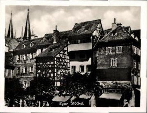 Set of 12 photos in cover, Eger in the Sudetenland