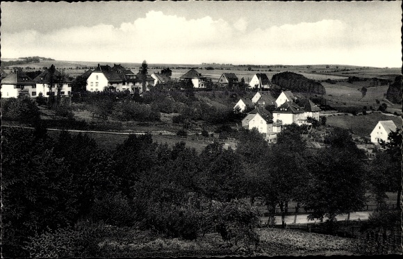 Postcard Rüthen in Westphalia, field mark with Ecf. Church