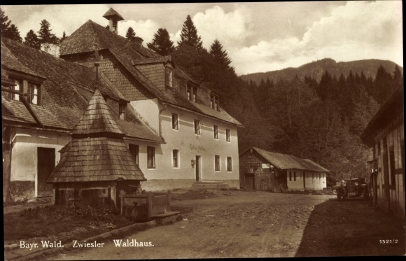 Photo Postcard Zwieslerwaldhaus Zwiesler Waldhaus Lindberg in the Bavarian Forest, Inn Waldhaus