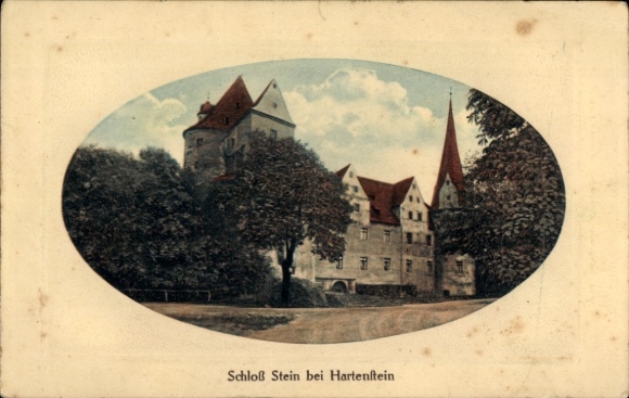 Ak Stein Hartenstein in Saksen, kasteel Stein