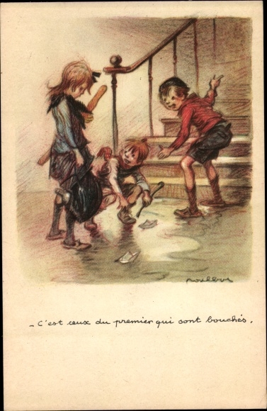 Artysta KP Poulbot, Francisque,C'est ceux du premier qui sont bouches,Ligue National contre taudis