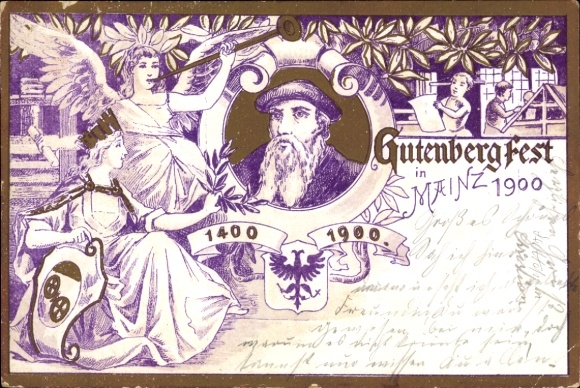 Chromo-Litho Mainz am Rhein, Gutenberg Festival 1900
