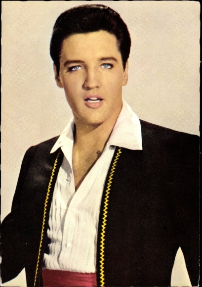 KP piosenkarz i aktor Elvis Presley, portret