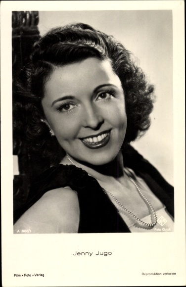 Postcard Actress Jenny Jugo, portrait