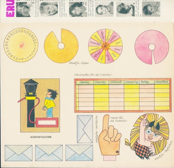 FRÖSI No. 2/1990 - timetable handicraft sheet