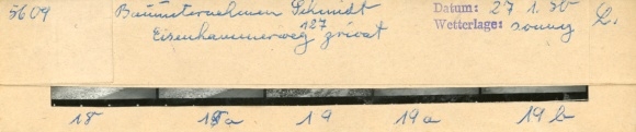Kontaktabzug Fotos Berlin Reinickendorf, Bauunternehmen G. Schmidt, Eisenhammerweg 127