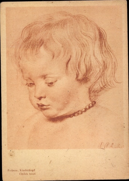 Artysta KP Rubens, Głowa dziecka