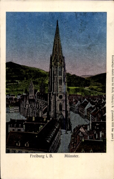 Luna Postcard Freiburg im Breisgau, Münster