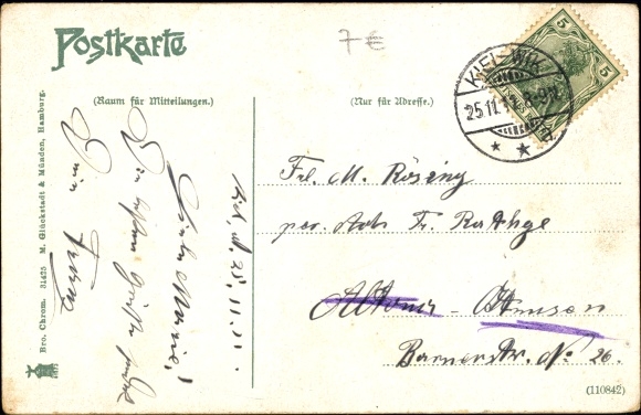 Postcard Levensau Neuwittenbek in Schleswig Holstein, Kaiser Wilhelm Canal, high bridge, warship