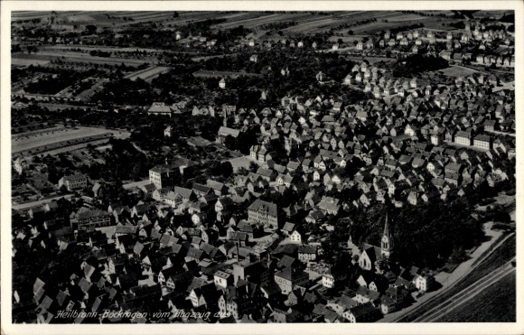 Postcard Böckingen Heilbronn am Neckar, aerial photograph