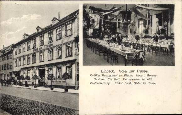 PC Einbeck in Lower Saxony, Hotel zur Traube, interior view