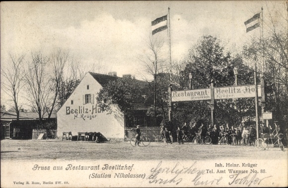 PC Berlin Zehlendorf Nikolassee, Restaurant Beelitzhof