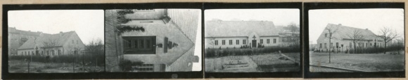 Contact print photos Berlin Reinickendorf, Kaiserin Augusta Allee, infant care, 4 photos approx. 2x4cm
