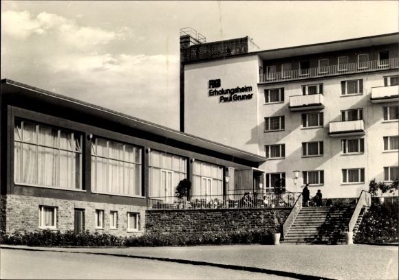 Postcard Rauschenbach Cämmerswalde Neuhausen in the Ore Mountains, FDGB convalescent home Paul Gruner