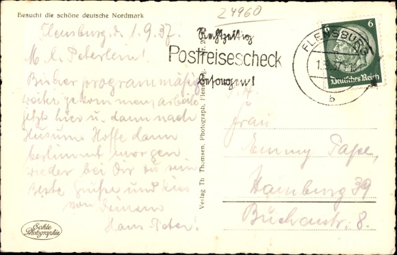 PC Glücksburg on the Baltic Sea, landing stage, steamer
