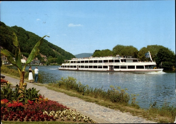 Postcard Miltenberg am Main Unterfranken, Main-Personen-Schifffahrt