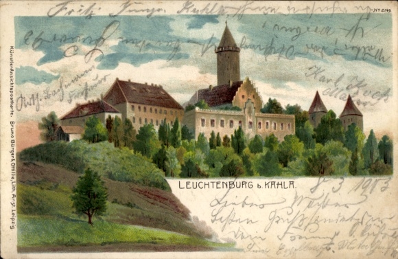 Ak Seitenroda in Thüringen, Leuchtenburg bei Kahla