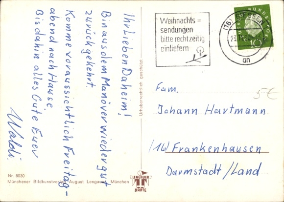 Artist Postcard It all passes, Bundeswehr guard, young women, soldiers' humor