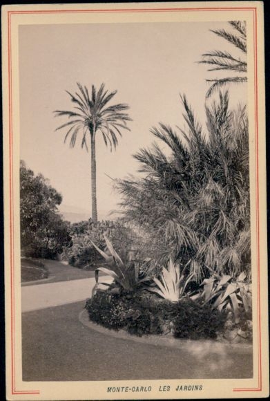 Cabinet photo Monte Carlo Monaco, park area
