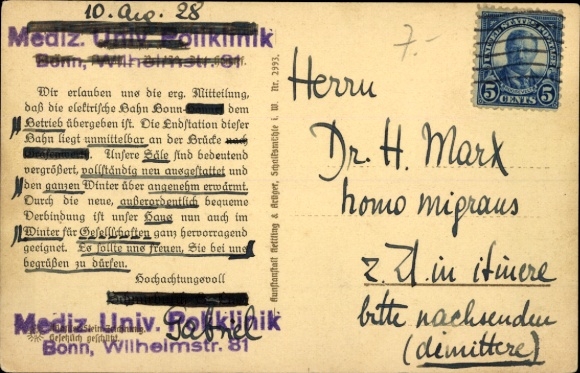 Lithograph Postcard Bad Honnef am Rhein, Grafenwerth Island